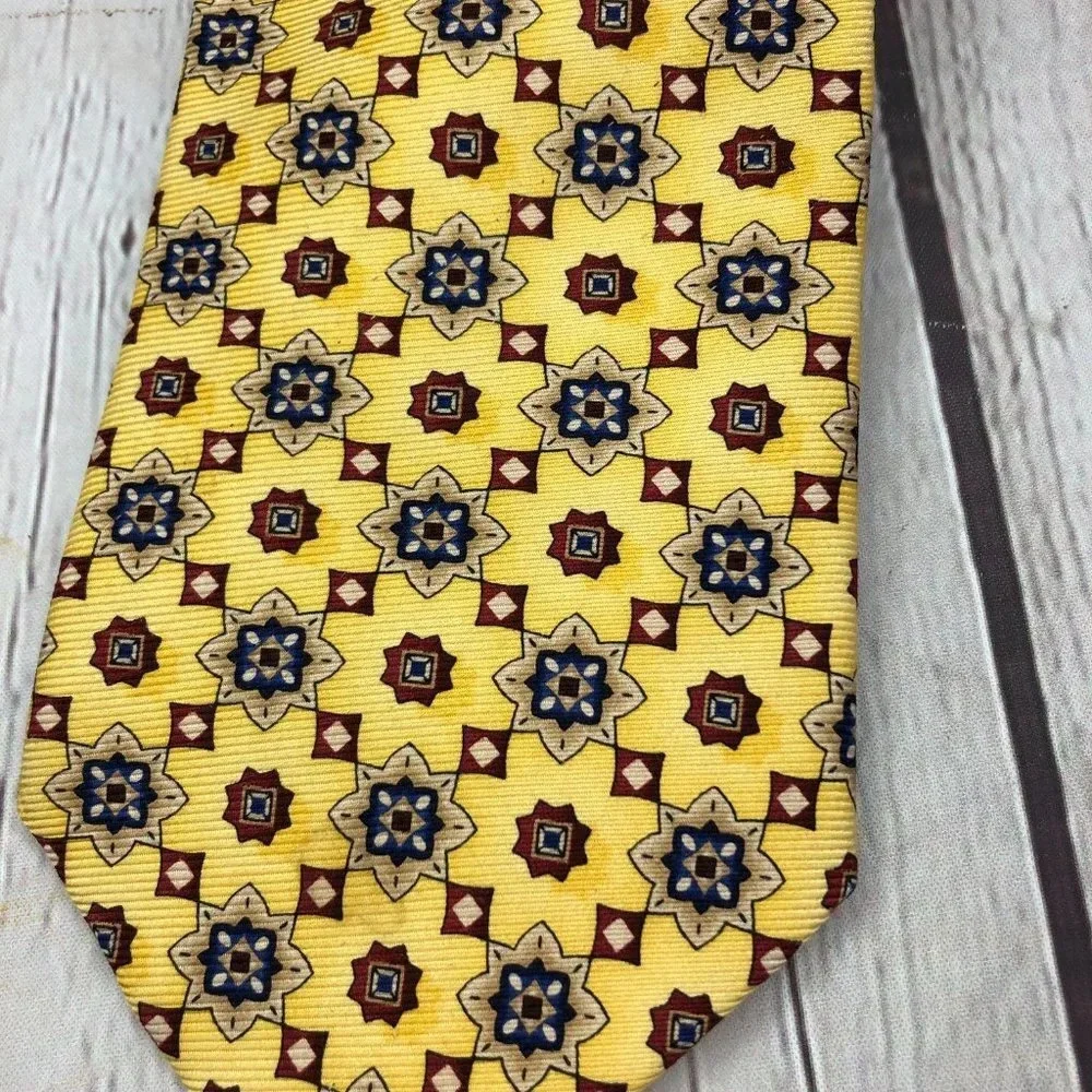 Alan flusser silk Tie preppy business office attire